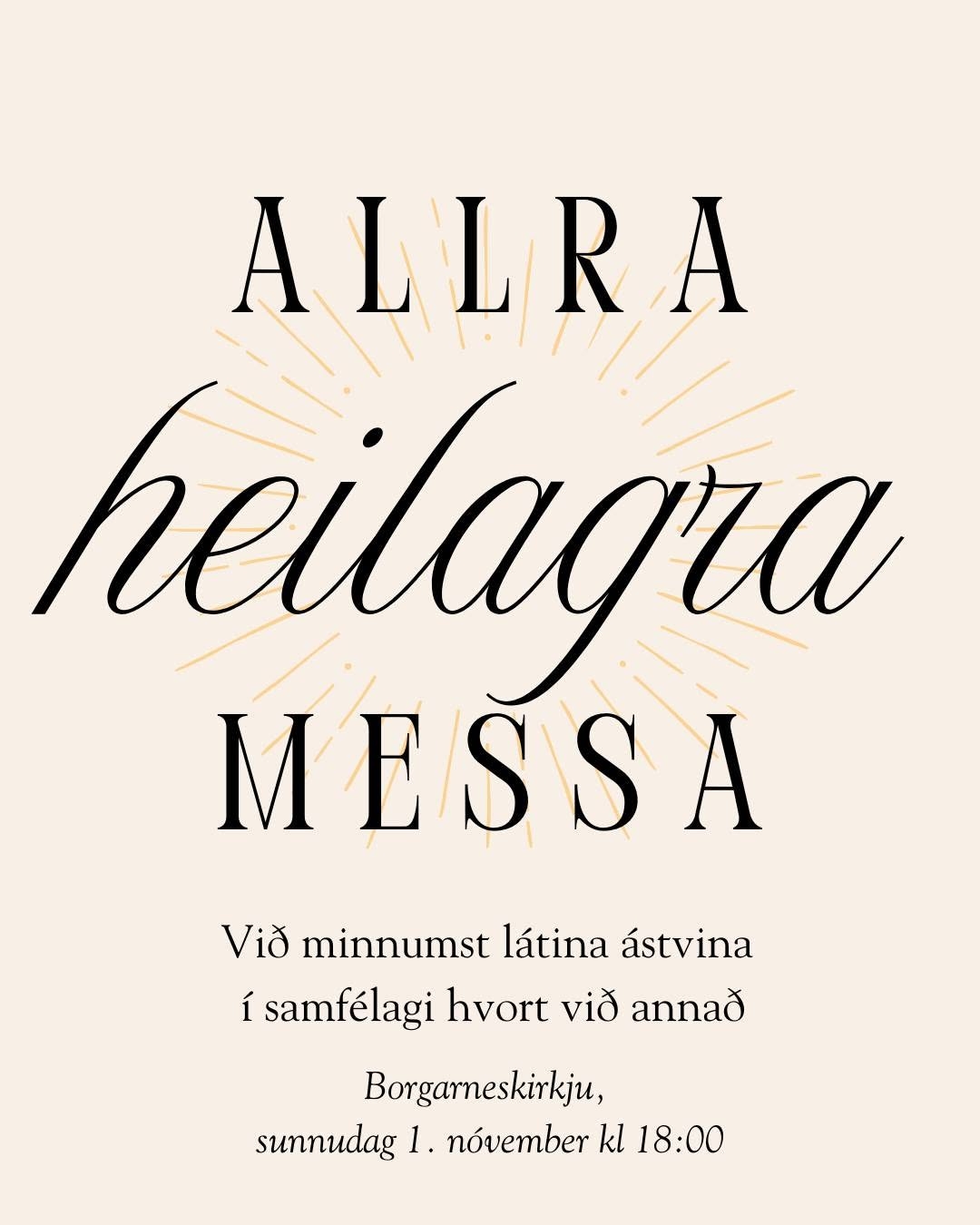 Allra heilagra messa